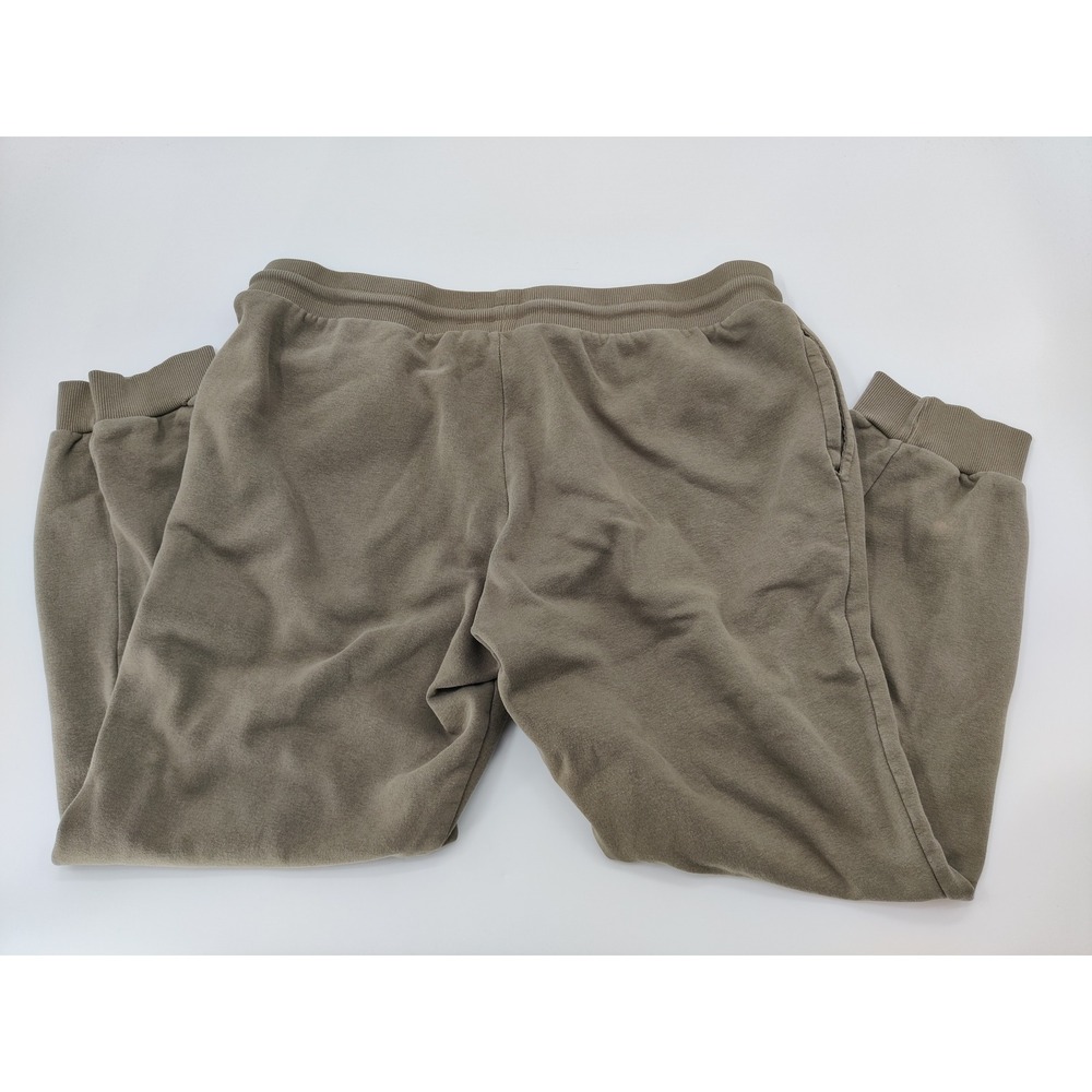 Jack & Jones Originals Jjimore Sweatpants Mens XXL Olive Green Joggers Fleece - Picture 2 of 8